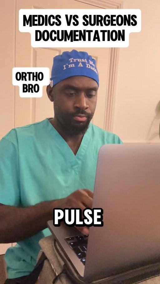 Medics be writing novels, surgeons barely a headline 😩😭

#comedy #skit #funny #medicine #doctor #surgeon #hospital #nhs #reels 

Was this an accurate depiction of medics & surgeons? 👀