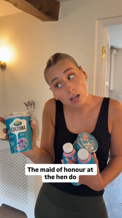 AD the maid of honour adding sparkle to our lives and our gut ✨ Arla Cultura is the GO-TO & soooo yum 🫐 @arlaculturauk #arlacultura