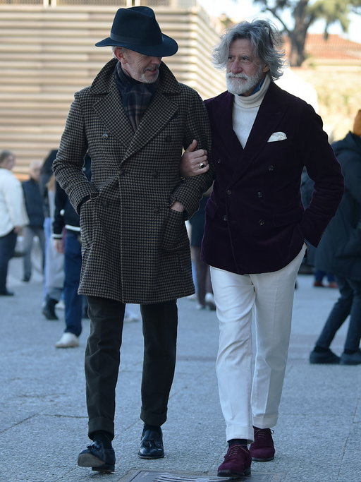 @gui_bo and @franz_1955 at Pitti Uomo.

#pitti #pittiuomo #florence #pittipeople #hat #classicmenswear #mensstreetstyle #sprezzatura #autumnstyle #streetwear #stylegoals #dandystyle #styleinfluencer #menswear #menshat #nikonphotography #casualstyle #photography #ootdmen #classicstyle #pittistyle #streetstyle
