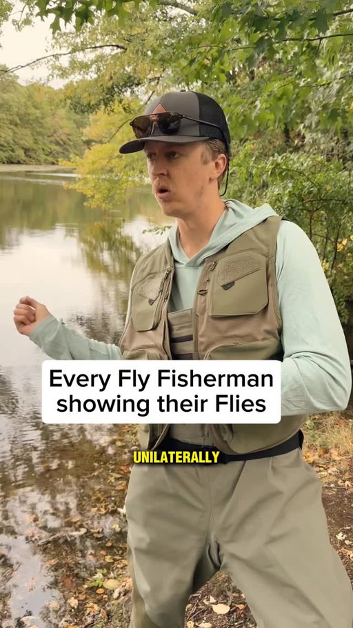 Later in the fall, you can try dredging with the midriff scooter #flyfishing #fish #flytying #outdoors #comedy