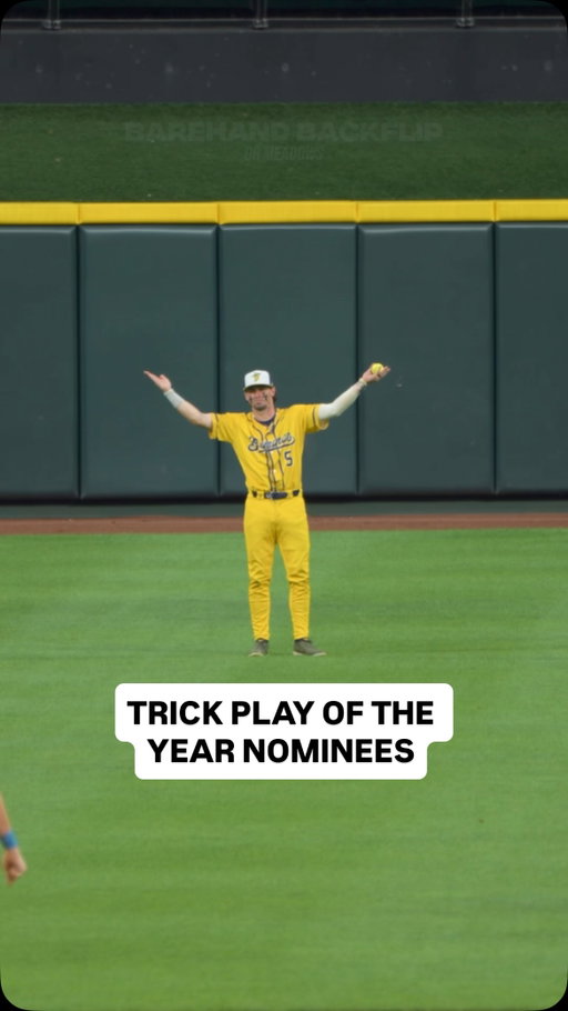 Here are the nominees for Trick Play of the Year 👀

#bananaball #savannahbananas #baseballplayer #mlbnews #sctop10