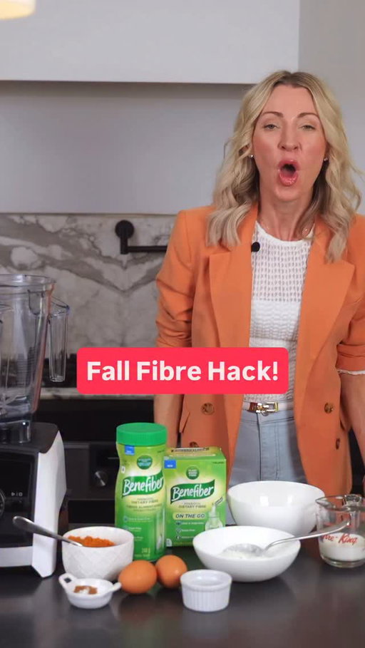 Attention Pumpkin Spice Lovers - what if I told you that you could get your autumn fix and meet your fibre needs all in one go? (#ad)

Fibre is really the superstar dietitians have made it out to be. It is recognized as an important part of a healthy diet and supports your overall wellness.

But here’s the kicker – about HALF of Canadians aren’t even hitting the minimum 25–38g of fibre per day.

Don’t worry, I’ve got you covered. These cozy fall-inspired Pumpkin Pancakes pack a hunger-crushing punch thanks to my secret weapon @Benefiber_Canada. Benefiber is a prebiotic dietary fibre that’s totally clear (no taste, no grit) but makes it so easy to sneak in more fibre daily.

Why Benefiber is my go-to:
✔️ 3 g of fibre per serving
✔️ Plant-based
✔️Easy and gentle on the digestive system
✔️ Travel-ready stick packs (because my purse = always fibre-stocked)

Who says hitting your fibre goals means eating rabbit food? Not here. Just fluffy, cozy pancakes that your taste buds will love.

Visit benefiber.ca to learn more! #BenefiberPartner #PumpkinPancakes #HolidayRecipes