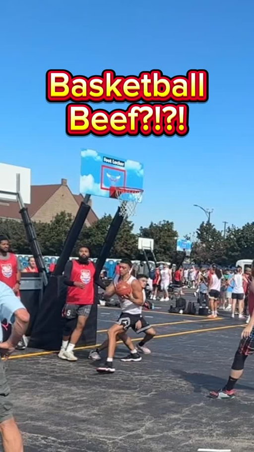 This is so silly. My reply to @dlewis.hoops + @jdub about my last video, where we played against each other at Chicago BullsFest. Can’t we just all have fun and be men and be good influences for the kids!? #basketball #nba #aau #Chicago