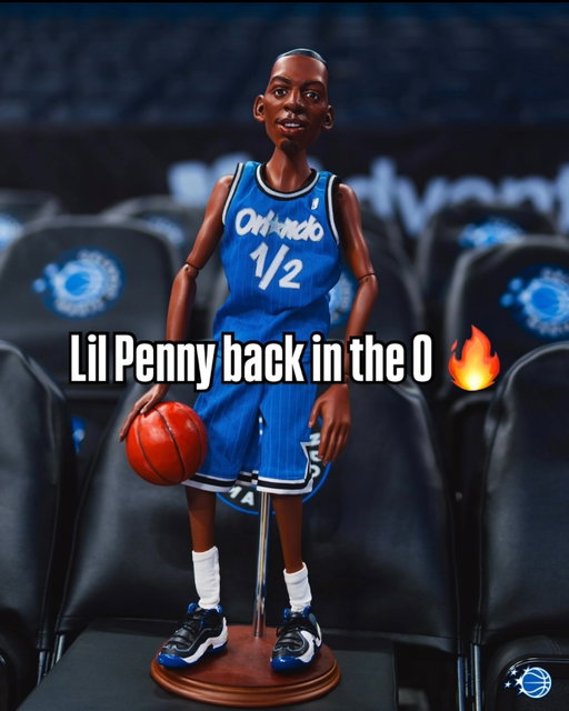 welcome home Lil Penny
.
.
1-of-1. The original production-used Lil Penny from Nike’s iconic 1990s ad campaign.