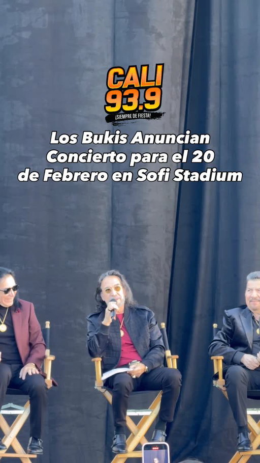 SORPRESA 💥 Los Bukis regresan al SoFi Stadium el 20 de febrero del 2026! 🔥 You already know it’s gonna be unforgettable! #LosBukis #SoFiStadium #losangeles