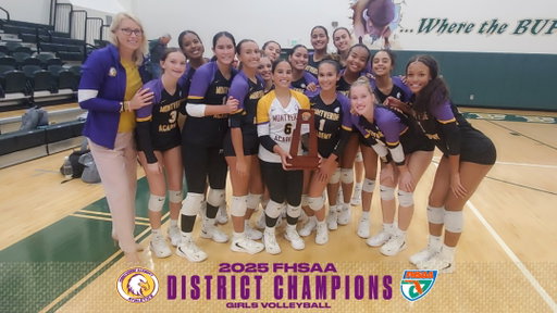 🏆 Back-to-Back District Champs 🏐

The first of what’s expected to be many championships in 2025–26 has officially been claimed.

Montverde Academy Girls Volleyball took down The Villages Charter to win the FHSAA District Championship on Thursday night — securing the title for the second straight year.

Next stop ➝ Regionals 💪🦅

#MVAEagles #WeAreMVA #DistrictChamps #BackToBack #RoadToState #MVAVolleyball #FHSAA #ChasingGreatness #EaglePride