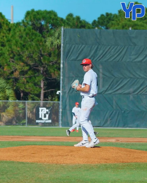 Dominant outing from 2026 Max Hamilton (@max_hammy31) at Jupiter. 5.2 IP, 5 Ks, up to 94 MPH 🔥⛽️. Oklahoma State commit.