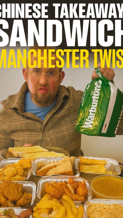 Chinese takeaway sandwich manchester twist style 🥡 

#chinesetakeaway #chinesetakeout  #manchesterfood #chinesefoodnight #manchesterfoodies