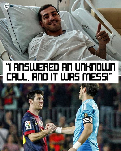 🗣️ Iker Casillas: “In 2019, I had a heart attack and was taken to the hospital. The next day, I got a call from an unknown number. I answered, and it was Messi on the line. 📞

He said, ‘Hey Iker, I didn’t have your number, but I got it from Piqué. I hope you get well soon. I sent you a bouquet of flowers, hope you like them.’ 💐🙏🏼

I was honestly blown away by his humility. He didn’t have to call me; we weren’t even friends before.” ❤️‍🩹

Class on and off the field 🐐