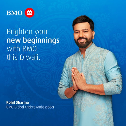 Diwali reminds us that even the smallest spark can light the way. Brighten your family’s Diwali by sending love and prosperity this festive season with BMO Global Money Transfer. @bmocanada

#Collab