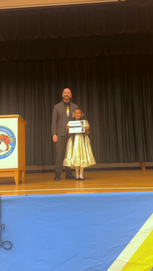 Harper was the first student month of her class two years in a row. Could not be prouder of my girl! 🥰❤️🤗 I feel so lucky she gets to go to such a diverse school and my alma mater 🥺

#girlmom #momlife #proudmomma