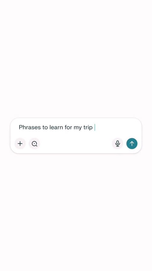 Learn any language on Perplexity.

Practice words and basic terms, or use flashcards to learn and memorize more advanced phrases.

Available now on iOS and web.