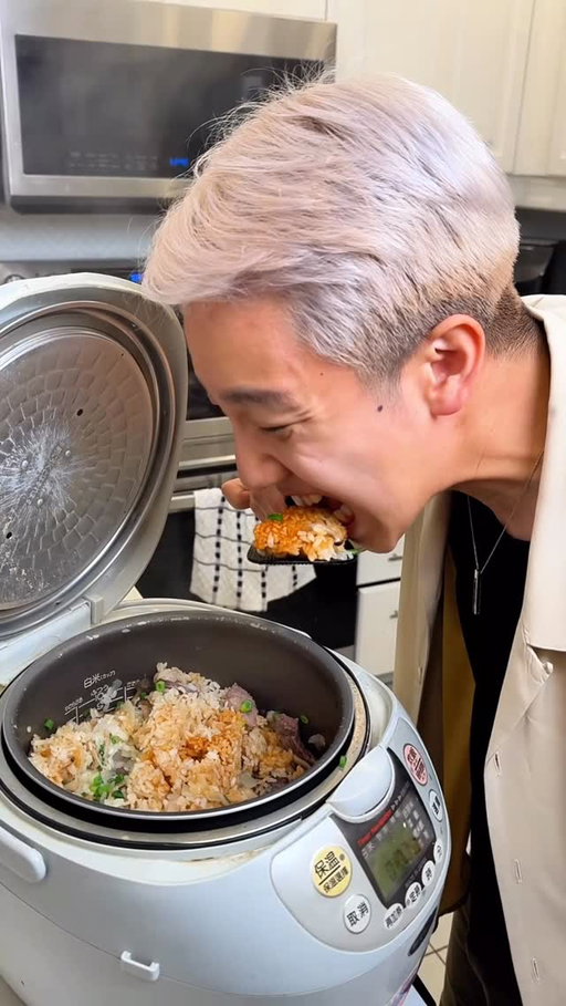 Sukiyaki Gohan with just rice cooker!
