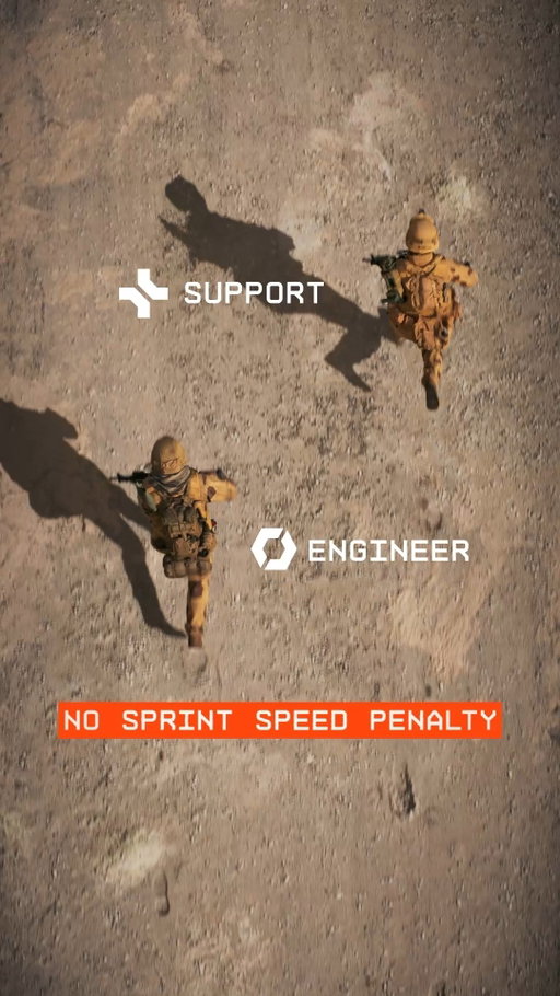 Steady hands, steady lanes 🔥

Support keeps full sprint speed and faster ADS. No downtime, no drag. 

#Battlefield6