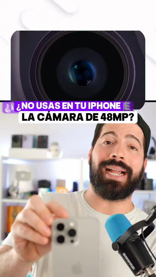 Muchos no saben CÓMO USAR LA CÁMARA DE 48MP EN SU IPHONE 😳

Claro, tienes 48MP pero... lo estás usando?
Sacar provecho es muy sencillo y la lógica detrás de ello es muy similar a la de muchos teléfonos Android: no viene configurada de fábrica porque de ser así cada foto gastaría mucho más espacio.