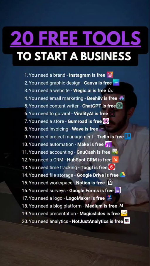💾 Save this to start & build a business with $0 💾

#onlinebusiness #aitools #enterpreneur #contentcreation