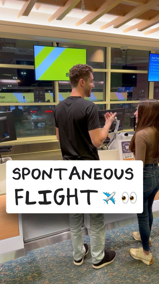 Flying on the very next flight out 👀😅 The most spontaneous flight ever… Shout out @spiritairlines for making this spontaneous journey amazing & seamless! LOVE their new Travel Options, especially Spirit First. So underrated. 📣 #SpiritPartner
——
Where should we go next?
——— 
#travel #spontaneous #Indianapolis