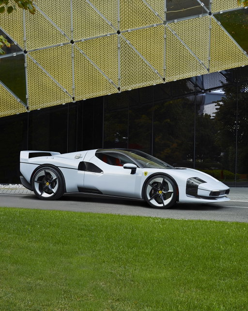 A new #FerrariOneOff makes its debut: meet the bespoke Ferrari SC40.

Named to pay tribute to the #FerrariF40, this new model from the Special Projects programme has been crafted exclusively for the client with a mid-rear-engined V6 that takes its architecture, chassis, and powertrain from the #Ferrari296GTB. It fuses sharp, industrial geometry with sculptural surfaces and details. Every element, including the SC40 script engraved in relief on the rear wing, is a subtle yet powerful mark of its identity.

Meanwhile, the custom SC40 White exterior colour, developed specifically for this car, features a cool hue that accentuates the body’s curves in sunlight, recalling the colour of the carbon-Kevlar used for its interior. A signature shade for a car that exists nowhere else.

#FerrariSC40 #Ferrari