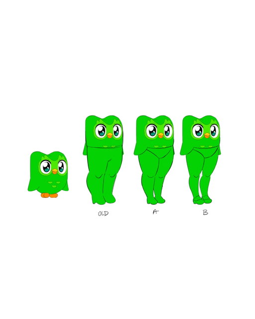 Early drafts of the Duolingo characters from our illustrators for "The Final Test"

Lots of tough decisions were made, especially when it came to Duo’s legs… #BTS