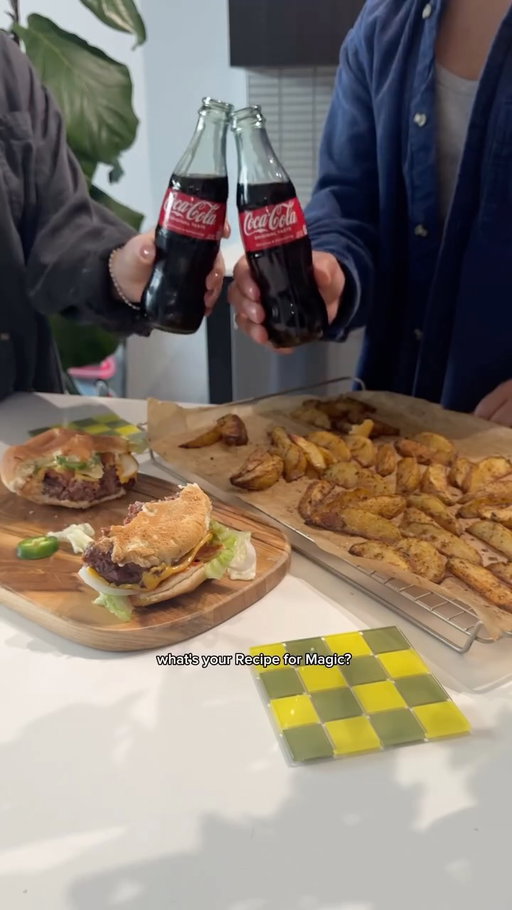 #CokePartner My Recipe For Magic is learning new recipes, Mexican style burgers, and an ice-cold Coke! What’s your recipe for magic? #RecipeForMagic @cocacola