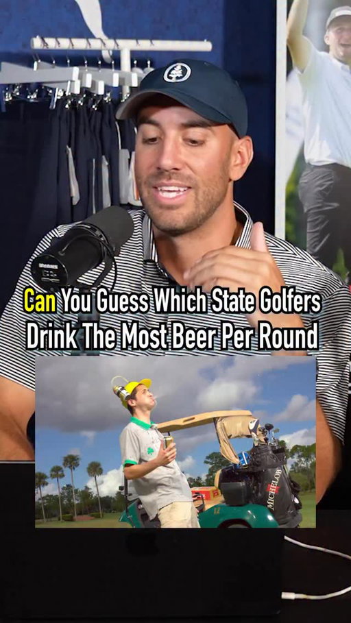 Guess Which State Golfers Drink The Most Beer Per Round??
