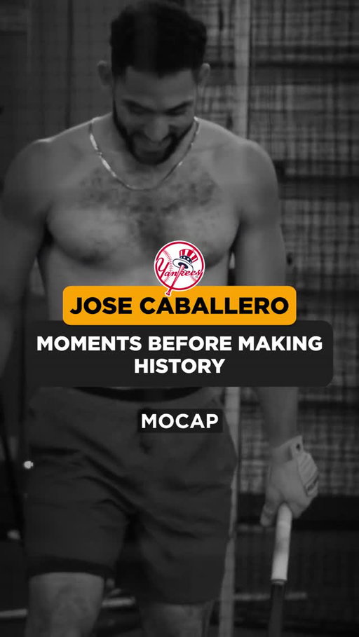 “This might be single handedly the greatest MoCap I’ve ever been a part of.”⁠
⁠
New York Yankees' @chemacaballero_ makes history in his first MoCap of the offseason with Hitting Coordinator @travisfitta