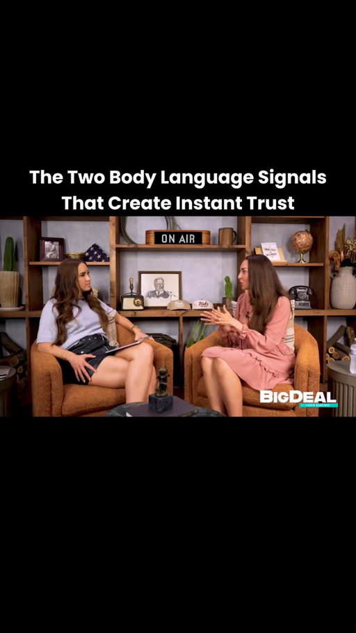 The Two Body Language Signals That Create Instant Trust | @codiesanchez