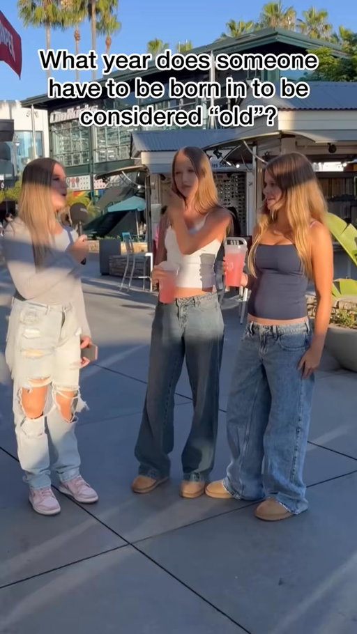 What year does someone have to be born in to be considered “old”? #streetinterview #genz #millenial