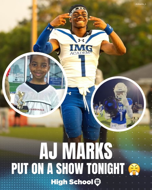 Little AJ would be proud 😭🔥🔥

Via: @imgafootball @ajmarks_1