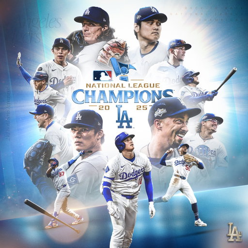 THE LOS ANGELES DODGERS ARE YOUR 2025 NATIONAL LEAGUE CHAMPIONS!