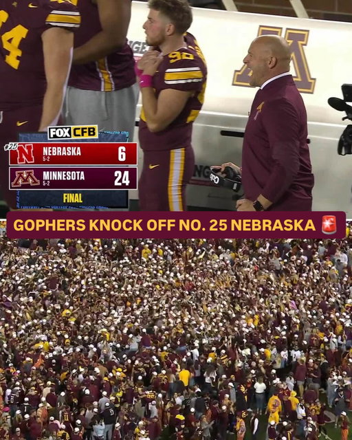 What a win for @gopherfootball 🤩