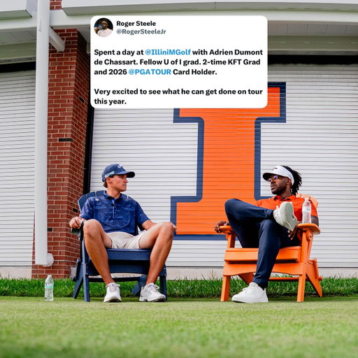 After a day with @adri_ddc and @illinimgolf it’s no wonder at all why they have been so good for so long.

I-L-L
