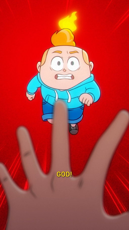 Find me…or else. 
The Final Test: Episode 3. Only 2 more episodes left! #duolingo #anime