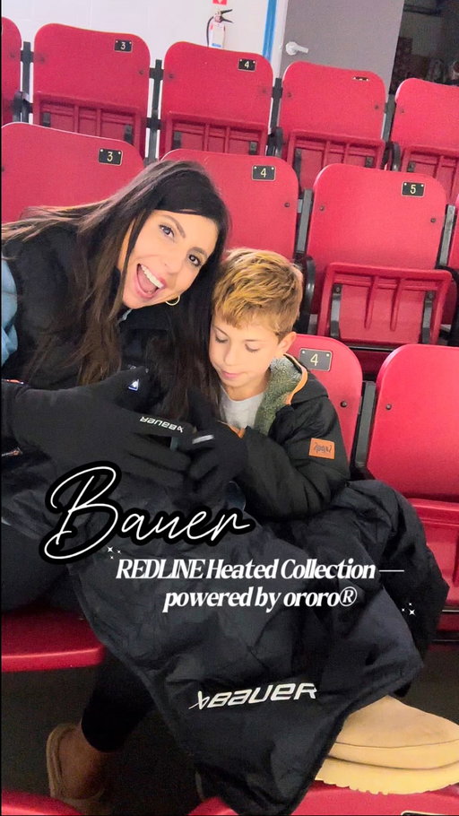Whether we’re rink-side, at the outdoor pond, or just braving the cold, the BAUER REDLINE Heated Collection — powered by ororo® — keeps me warm wherever hockey (and winter) take us. 🏒❄️🔥 @bauerhockey 

From cheering in the stands to outdoor adventures, this gear brings the heat so I can stay cozy and enjoy every moment. 

#Ad #BAUERPartner #BringTheHeat #BAUERHockey