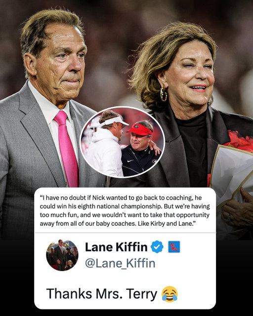 Ms. Terry still has love for Nick Saban’s former assistants 😂👏

(h/t On3sports/X)