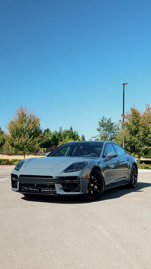🔥 The Four-Door Sports Car Masterpiece.
This is the Porsche Panamera GTS, an unapologetic blend of V8 performance and daily luxury. From the low, aggressive stance to the signature Sport Chrono clock, every detail is engineered for the pure thrill of driving.
What to love about this build:
 * Color Combo: The ultimate cool factor with a stunning grey exterior (likely Slate Grey Neo) paired with a bold Black/Red leather interior (as seen in the video).
 * Heart of a Beast: Powered by a 4.0L Twin-Turbo V8 delivering 493 HP.
 * Track-Ready Tech: Equipped with an Adaptive Air Suspension and Sport Tuned Adaptive Suspension for incredible handling.
 * Soundtrack: That growl from the Sport Exhaust System is pure GTS magic.
Experience the perfect balance of family sedan comfort and raw Porsche speed. It’s not just a car, it’s a statement.
📍 AVAILABLE NOW at Porsche Fresno!
Come feel the power of the GTS in person.
#PorschePanamera #PanameraGTS #SlateGreyNeo #V8Power #PorscheLife #GTS #FourDoorCoupe #PorscheLove #LuxuryPerformance #SportsCar #PorscheFresno #FresnoCars #AWD #DreamCar #Panamera