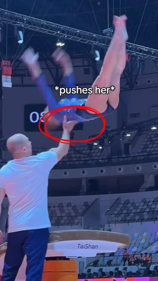 This should be an Olympic sport 😳

 #gymnastics #gymnast #olympics #sports #sport #coach #coaches