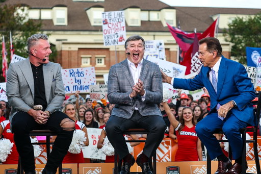 always a pleasure having you @collegegameday 🫡