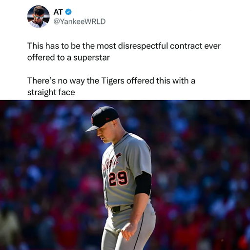 This is an absolute joke. Open up your wallet or lose arguably the best pitcher in the league. What a joke.