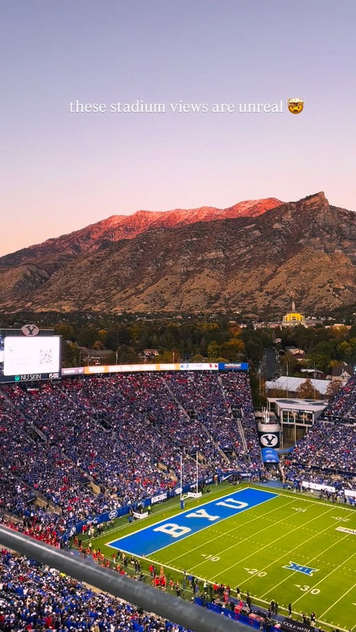 It truly can’t get better than this! 🏔️😍 @byufootball