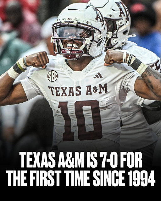 Texas A&M’s dream season continues 👍