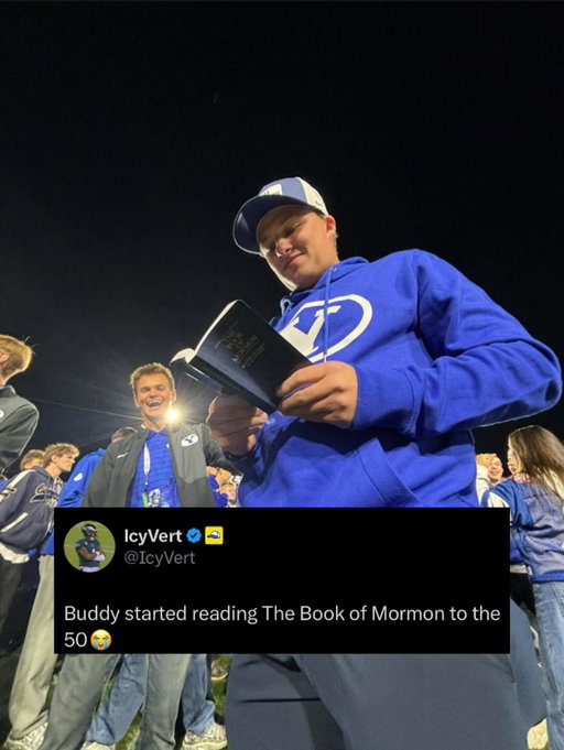 The best way to celebrate BYU winning The Holy War