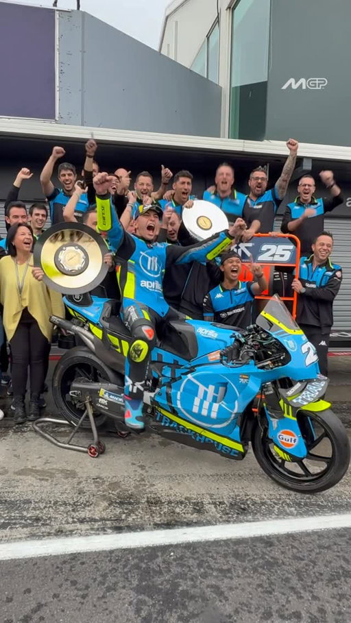 The party has only just started... 🥳

#AustralianGP 🇦🇺 #MotoGP #RaulFernandez