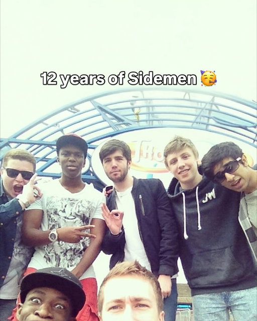 12 years of Sidemen 🥳 
Thank you all for your love and support ❤️