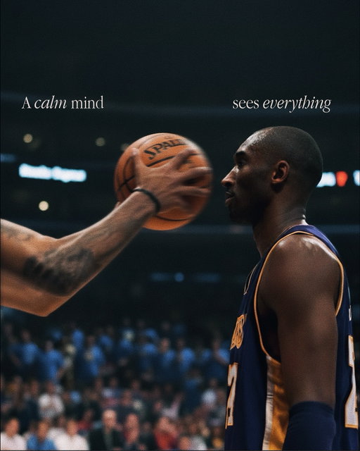 A calm mind sees everything - 🏀 🐍 

#nba #lakers #mambamentality
