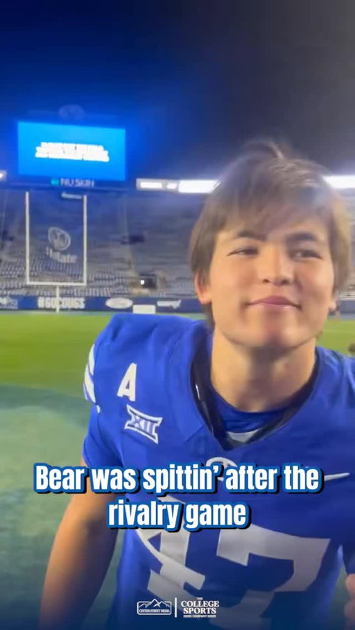 Someone sign this man to a record label 😭

🎥 : @weylin.lapuaho 
•
•
•
#gocougs #byufootball #byu #gocougs 🤙  #byumbb #byucougars #gocougars #CFB #CollegeFootball #NCAA #Big12 #Explore #ExplorePage #CollegeFootball25 #FYP #Football #Podcast #Overtime