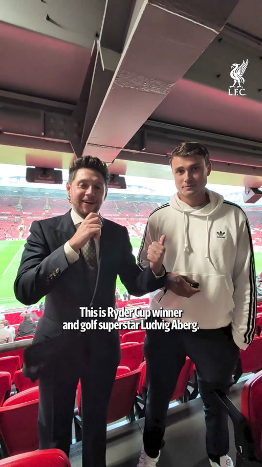 Catching up with Ryder Cup hero, Ludvig Åberg, and Boston Common Golf investor and musician, Niall Horan, ahead of kick-off 😁
