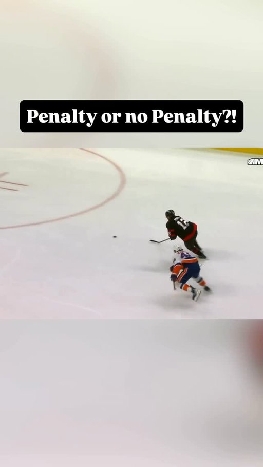 Matthew Schaefer got puck first here but should this have been a penalty?! It’s been a hot debate around the hockey world. 

#hockey #nhl #hockeylife #hockeylove #hockeyplayer