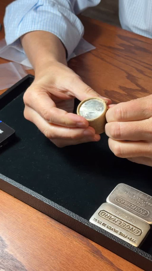 Just our client unpacking some coins. The sounds were really satisfying so here we are watching it again. Are you guys into the Ass-mer videos? 

#wittercoin #break #silverlabel #goldlabel #coins #gold #goldcoin #cac #pcgscac #silver #silvercoin #silverstacking #rarecoin #coinshop #coinstore #sanfrancisco #goldbullion #silverbullion #preciousmetals #rarecoins #coincollecting #silverdollar #morgandollar #ngccoins