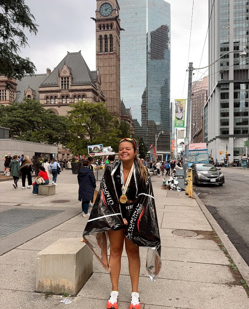 I’M A MARATHONER 😭🥇 One of my biggest life goals, officially accomplished, and I can’t really fathom it. 

That was the hardest thing I’ve ever done, by far. Thank you to my army of people who came out to watch and cheer me on, and to anyone who yelled my name along the course. 

🤍👏 Crossed the finish line strong, and to Opalite. That back half was way more of a challenge than I anticipated, but thank you to my fellow runners for pushing me!

First Marathon done, now I understand how it feels, and I doubt it’ll be the last 🤍👀

Also thank you Etsy witch, it was perfect running weather. 

#TorontoMarathon #TOWaterfrontMarathon #FirstMarathon #Marathon #MarathonTraining